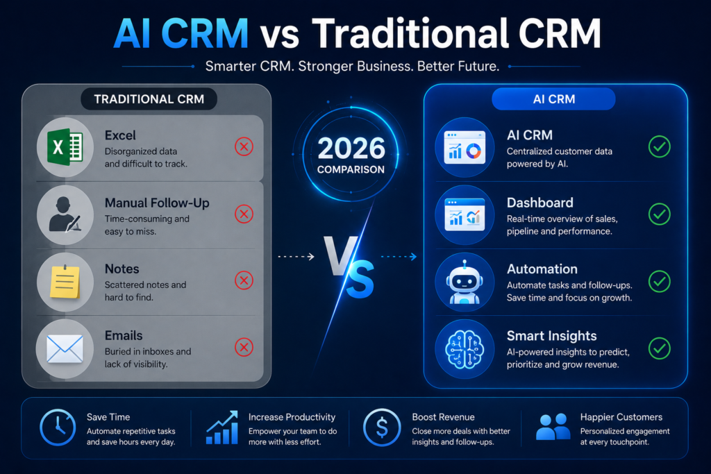 AI CRM vs Traditional CRM